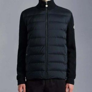 Moncler Men's Padded Wool Cardigan Small - Rome Boutique - NEW WITH TAGS!